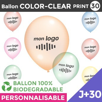 Ballon COLOR-CLEAR30-PRINT J+30
