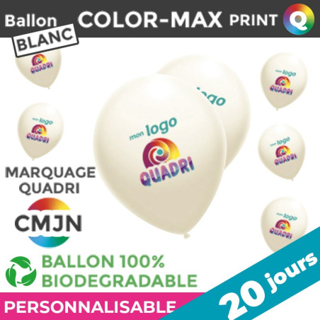 Ballon COLOR-MAX print CMJN | 20 Jours