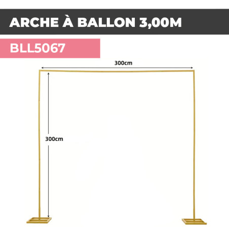 BL67 Arche à Ballon 3x3m