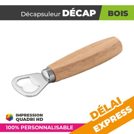 Décapsuleur en Bois Personnalisé | DECAP