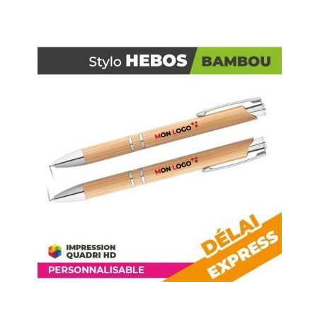 Stylo Personnalisé en Bambou | HEBOS