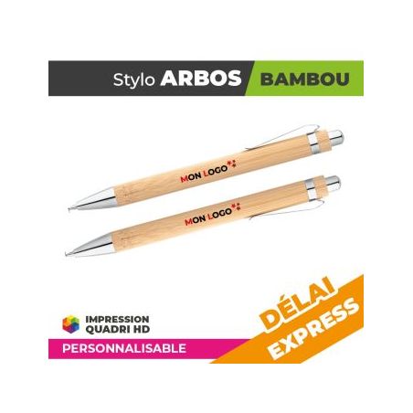 Stylo Personnalisé en Bambou | ARBOS