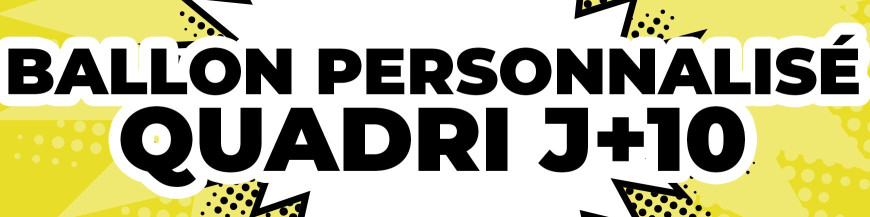 Ballons Personnalisés Quadri | En 10 jours ouvrés ! | WIKOM