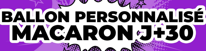 Ballons Baudruche Macaron J30 | Super économique | WIKOM