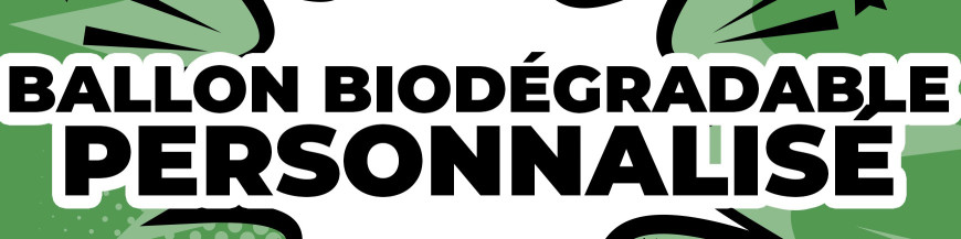Ballon Biodégradable Personnalisé | Latex 100% Naturel | WIKOM