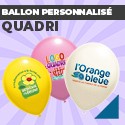 Ballon personnalisé Quadri