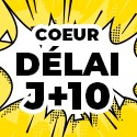 Ballon Personnalisé Coeur J+10