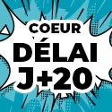 Ballon Personnalisé Coeur J+20