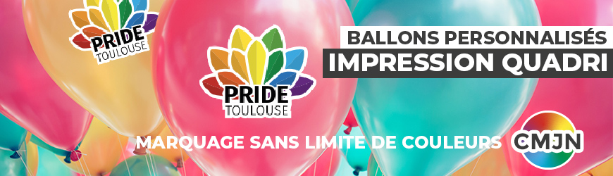 Ballons personnalisés impression quadri