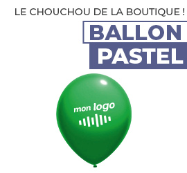 Ballon personnalisé pastel