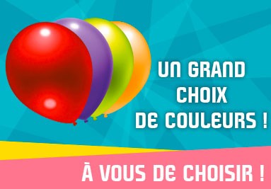 Un grand choix de couleurs de ballons publicitaires