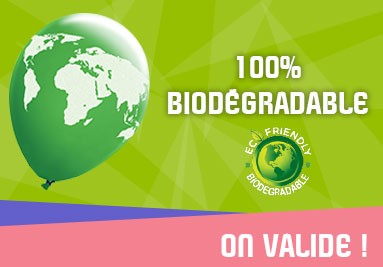 Ballon personnalisé 100% Biodégradable