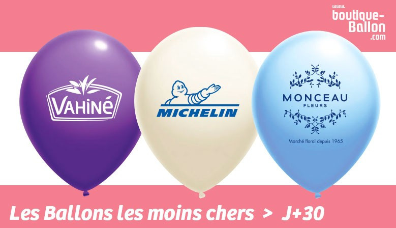 N°1 sur les Prix - Ballons de Baudruche  - 100% BIO - Livraison Gratuite à partir de 200€ HT - Maquette Graphique Offerte !