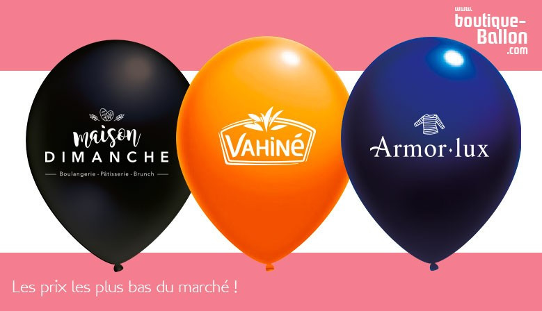 Vos ballons de baudruche personnalisés avec les prix les plus bas du marché ! Livraison Gratuite à partir de 200€ HT